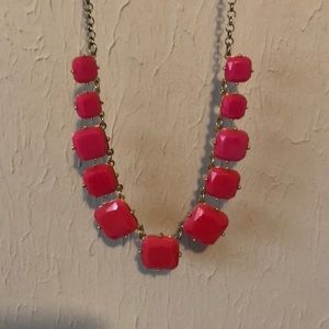 Franseca’s Hot pink statement necklace
